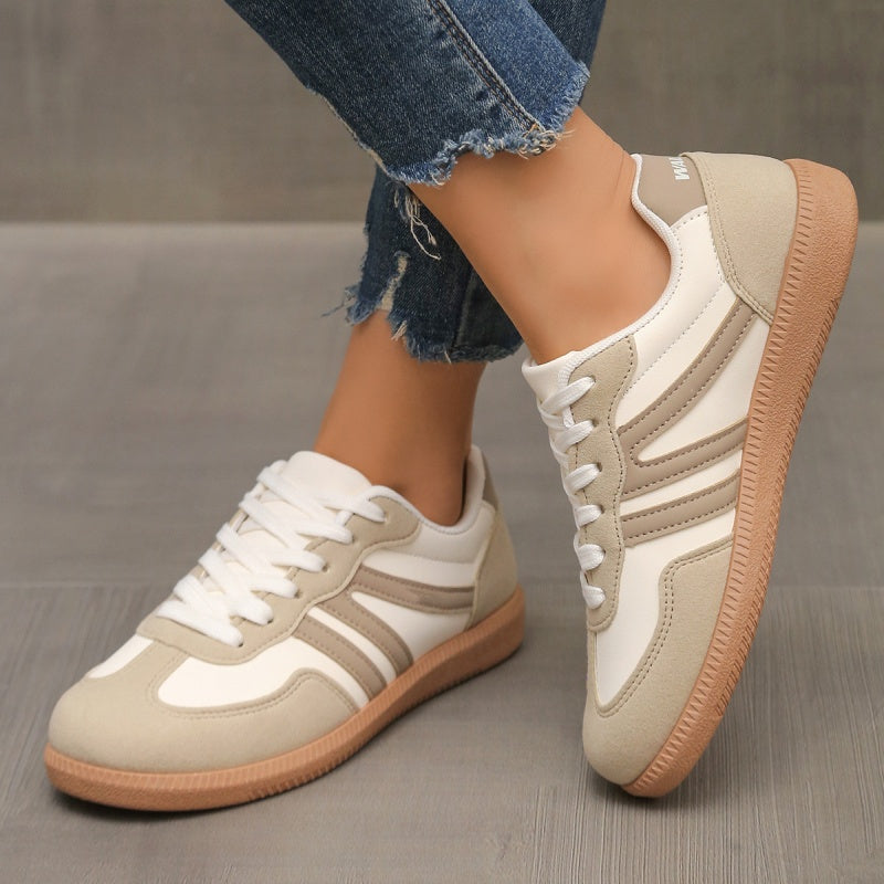 🌞Frühlingserwachen: 50% Rabatt!✨Damen Retro Sneaker – Rutschfeste Gummisohle, Atmungsaktives Obermaterial & Komfortable Innensohle, Vielseitig für Alltag