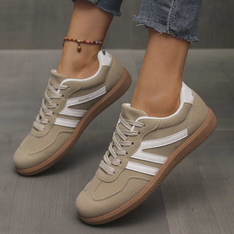 🌞Frühlingserwachen: 50% Rabatt!✨Damen Retro Sneaker – Rutschfeste Gummisohle, Atmungsaktives Obermaterial & Komfortable Innensohle, Vielseitig für Alltag