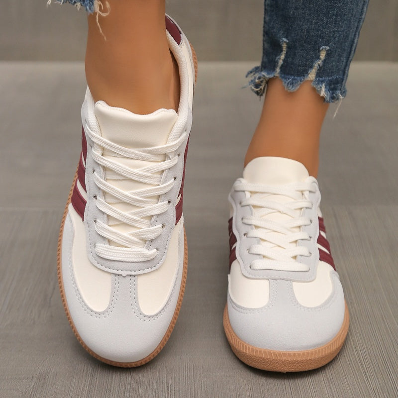 🌞Frühlingserwachen: 50% Rabatt!✨Damen Retro Sneaker – Rutschfeste Gummisohle, Atmungsaktives Obermaterial & Komfortable Innensohle, Vielseitig für Alltag