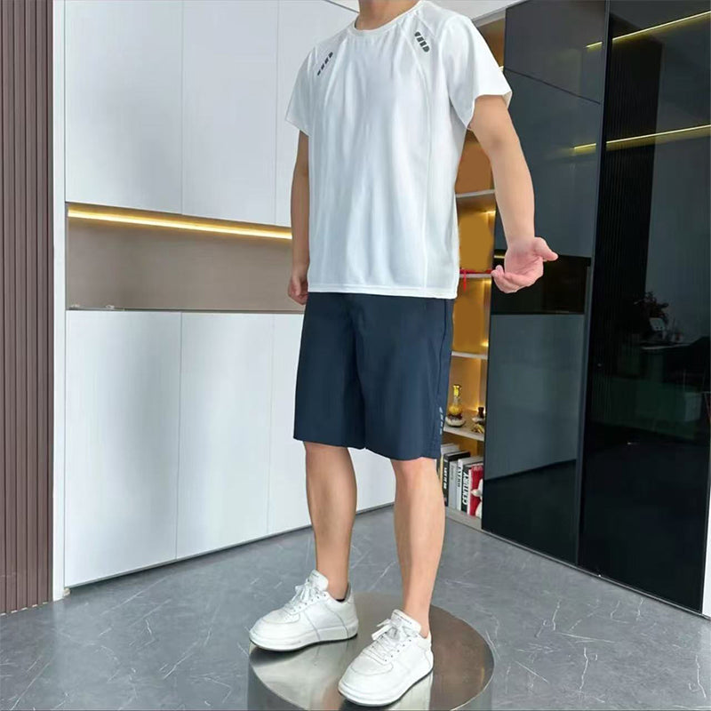 🔥Herren leichtes Freizeit-Set aus Oberteil und Shorts