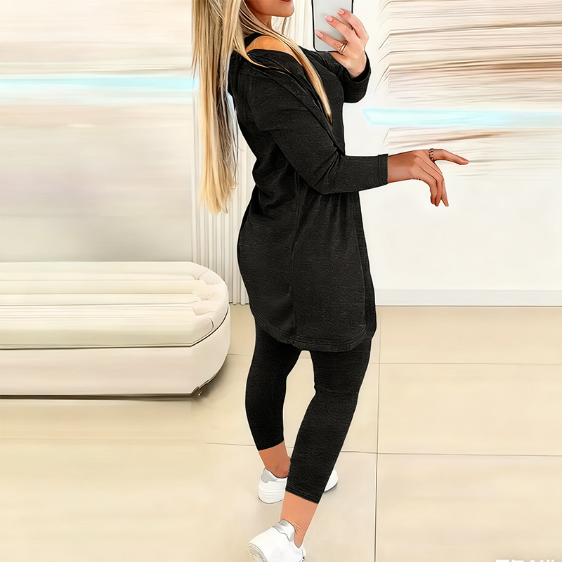 💜 LETZTER TAG DER AKTION – 50 % RABATT 💜Damen lässiges und stilvolles 3-teiliges Set