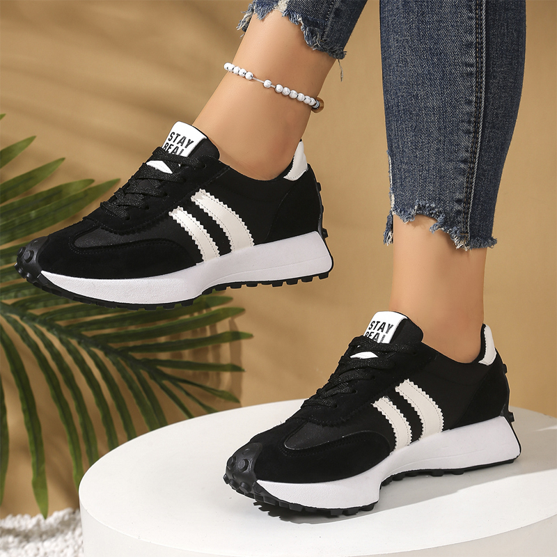 🌞Frühlingserwachen: 50% Rabatt!👟 Damen Klobige Freizeitsneaker – 4 cm Plattform, Retro-Design & Rutschfeste Gummisohle