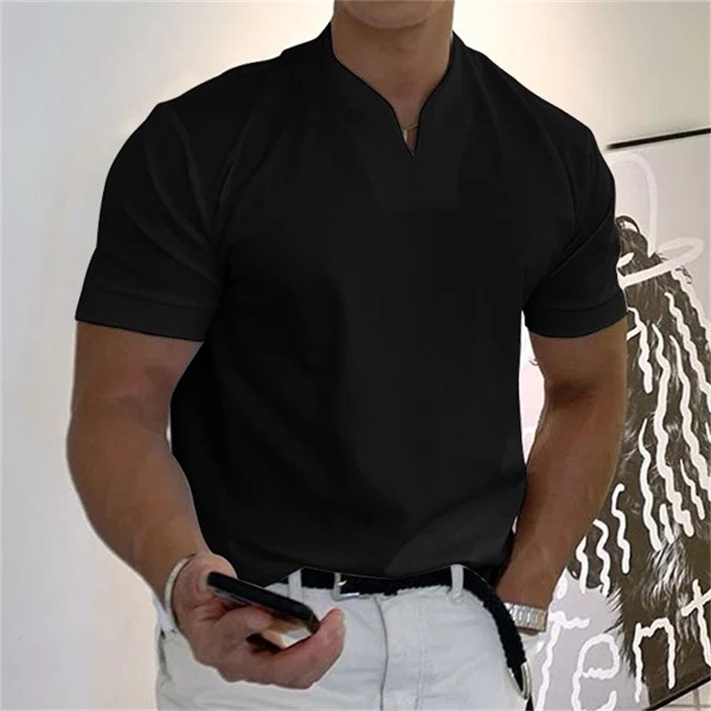 🌞Frühlingserwachen: 50% Rabatt!👔 Herren Business Kurzarm Fitness T-Shirt – Schmal geschnitten, UPF 50+ & atmungsaktiv für Athletik & Alltag